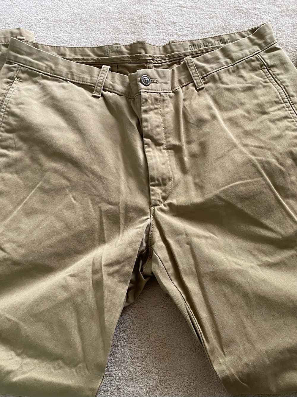 Men's Classic Khaki Chino Pants - Tan